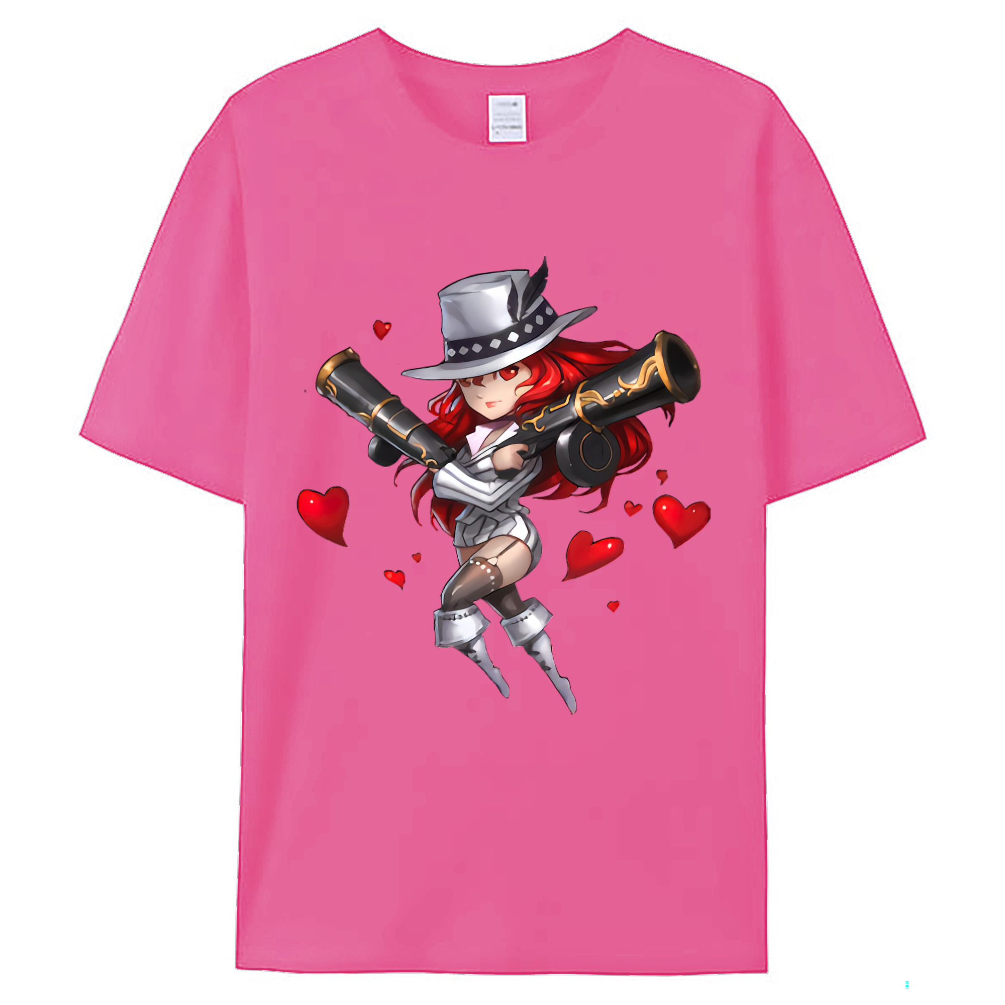 （画像用） リーグ・オブ・レジェンド League of Legends LOL レディースカジュアルプリントTシャツ（綿100％）